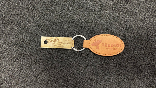 Leather Keyring - The Dish