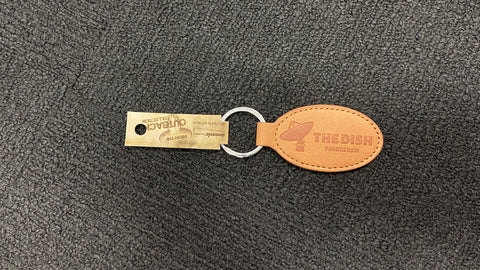 Leather Keyring - The Dish
