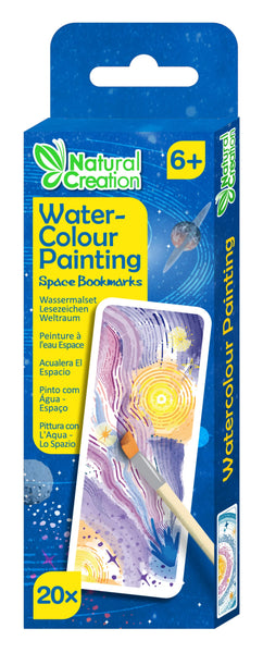 Water-Colour Painting Space Bookmarks