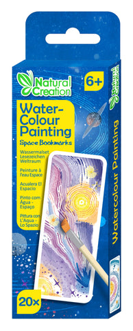 Water-Colour Painting Space Bookmarks