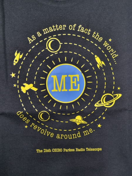 Adults - World Revolves around me Shirt Black