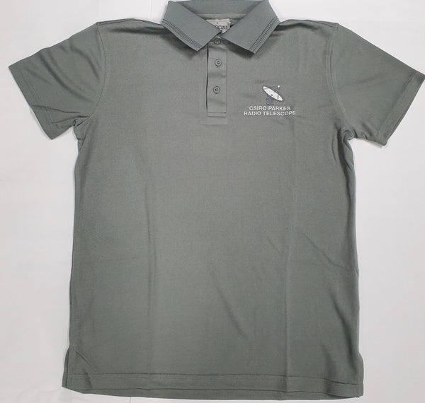 Parkes Radio Telescope Polo Shirt - Grey