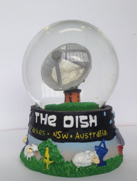 Dish Snow Globe