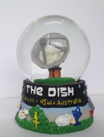 Dish Snow Globe