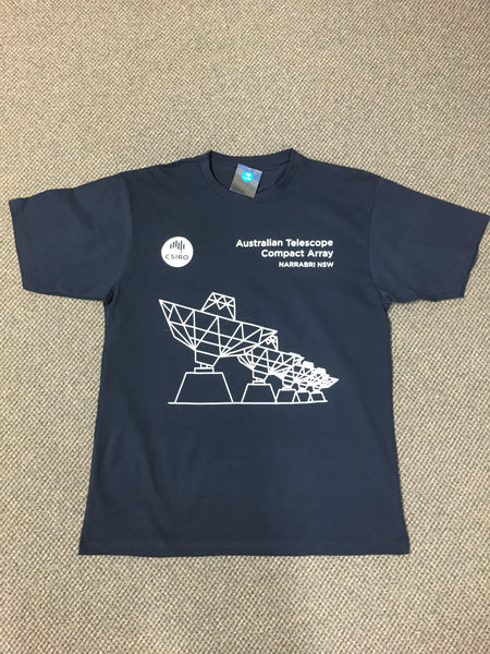 Australia Telescope Compact Array T-Shirt  -  Navy
