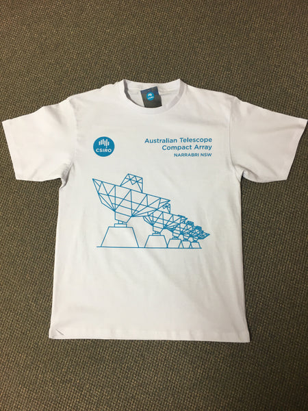 Australia Telescope Compact Array T-Shirt  -  White